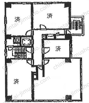 ファイブビル八丁堀の間取図