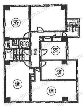 ファイブビル八丁堀の間取図