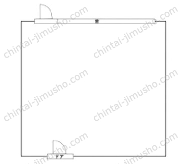 プラザ新大樹ビル4Fの間取図
