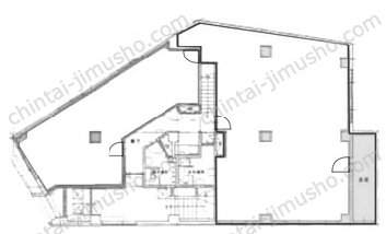 ユニオンコーポB1階の間取図