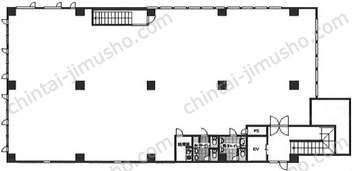 加賀屋国立ビル2Fの間取図