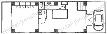 宮本BLD1階の間取図