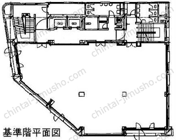 横浜野村證券ビル5階の間取図