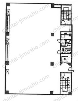清月堂本店ビルの間取図