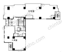 中央第6関内ビルの間取図