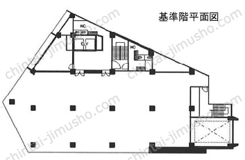 合人社東京永田町ビルの間取図