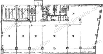 横浜西口Kビルの間取図