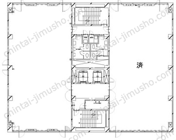 鶴屋町共同ビル（SYビル）の間取図