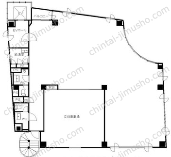 IS弓町ビルの間取図