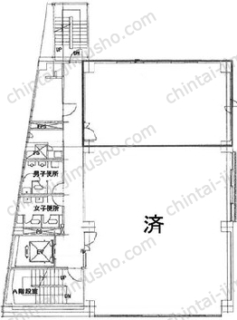MLJ五反田ビル8階の間取図