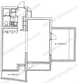 トランドゥ5階の間取図