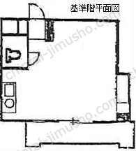 千駄ヶ谷ホリタンの間取図