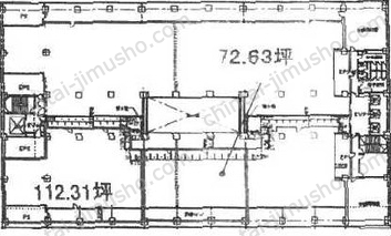 NODEX TOYOCHO（JMFビル東陽町02）3階の間取図