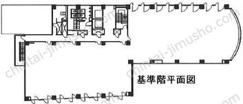ザイマックス八王子ビルの間取図