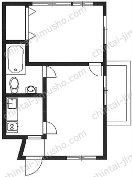 トキワマンションの間取図