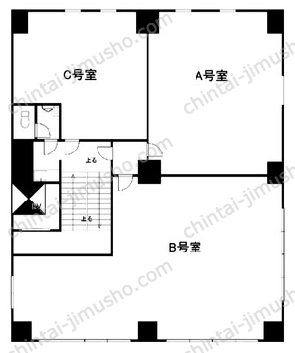 第1大丸ビル3Fの間取図