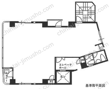 猪瀬ビル4階の間取図