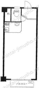 カーサ九段5階の間取図