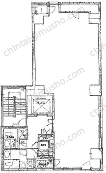寿道玄坂ビル6階の間取図