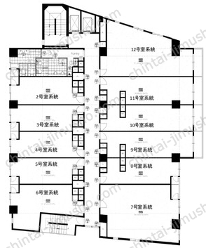 フロイントゥ三田の間取図