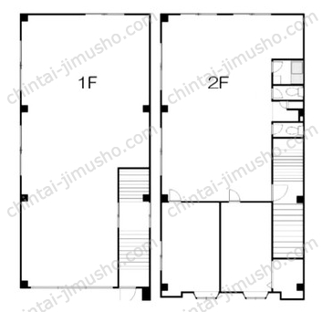 オールウェイズビル一括貸の間取図