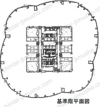六本木ヒルズ森タワーの間取図