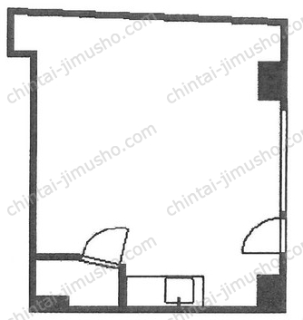 池袋見真ビル1階の間取図
