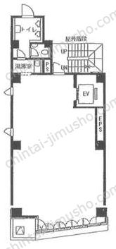 八幡日本橋小網町ビルの間取図