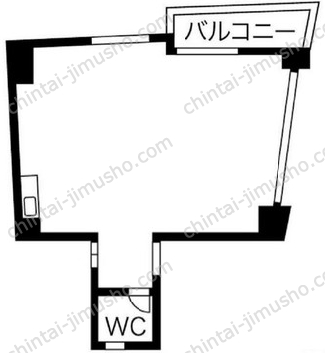 NS6ビル3階の間取図