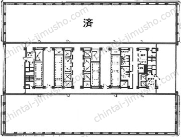 新宿三井ビルディングの間取図