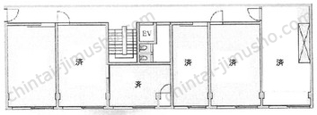 西日暮里エーシービルの間取図