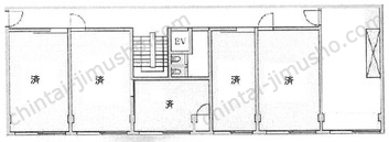 西日暮里エーシービルの間取図