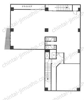枝ビルB1Fの間取図