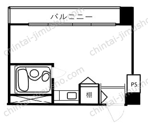ラポール茅場町三恵ビル7Fの間取図
