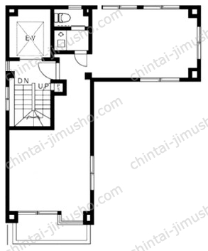 伊勢屋ビル2階の間取図