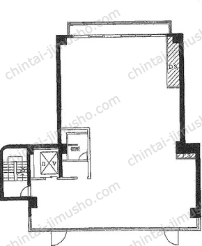 赤坂三基ビル5階の間取図