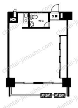 チサンマンション原宿3階の間取図