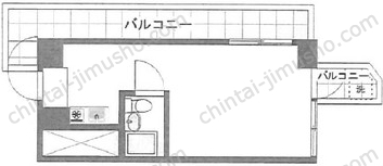新宿フラワーハイホームの間取図
