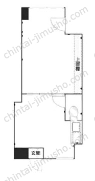 クロス・スクエアNAKANO9階の間取図