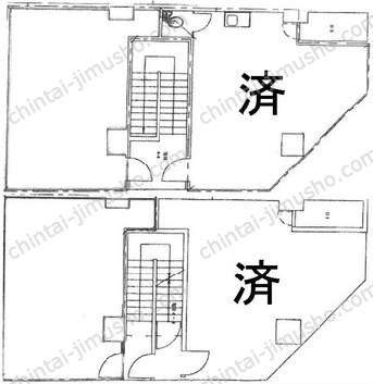 新宿伍名館の間取図