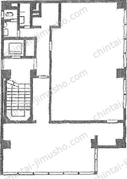 千代田印刷会館ビル6階の間取図