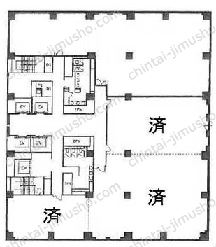 KDX府中ビル11階の間取図