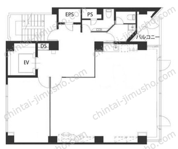 BizSQUARE GINZA3階の間取図