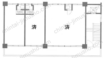 新宿司法書士会館4階の間取図