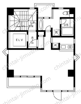 大崎M・Pビル4階の間取図