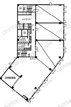 新宿国際ビルディング新館の間取図