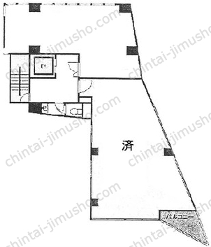 OKビル2階の間取図