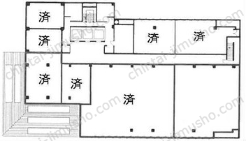 A-PLACE馬車道の間取図