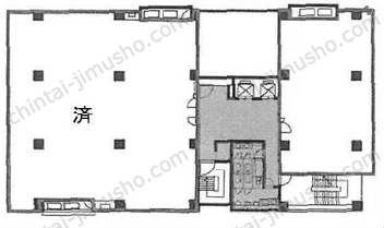 EDGE小伝馬町ビル9階の間取図