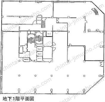 朝日ビルヂングの間取図